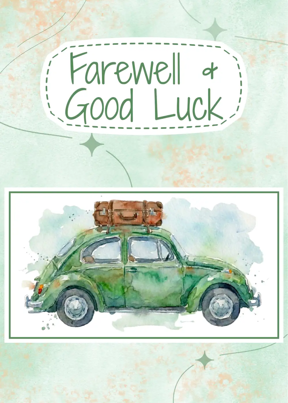 Farewell and Good Luck